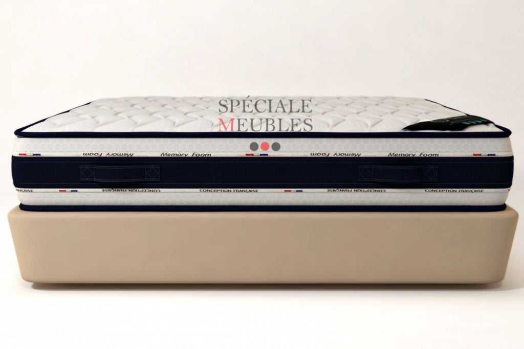 Ensemble Sommier Matelas Élite 22 cm – Mémoire de forme