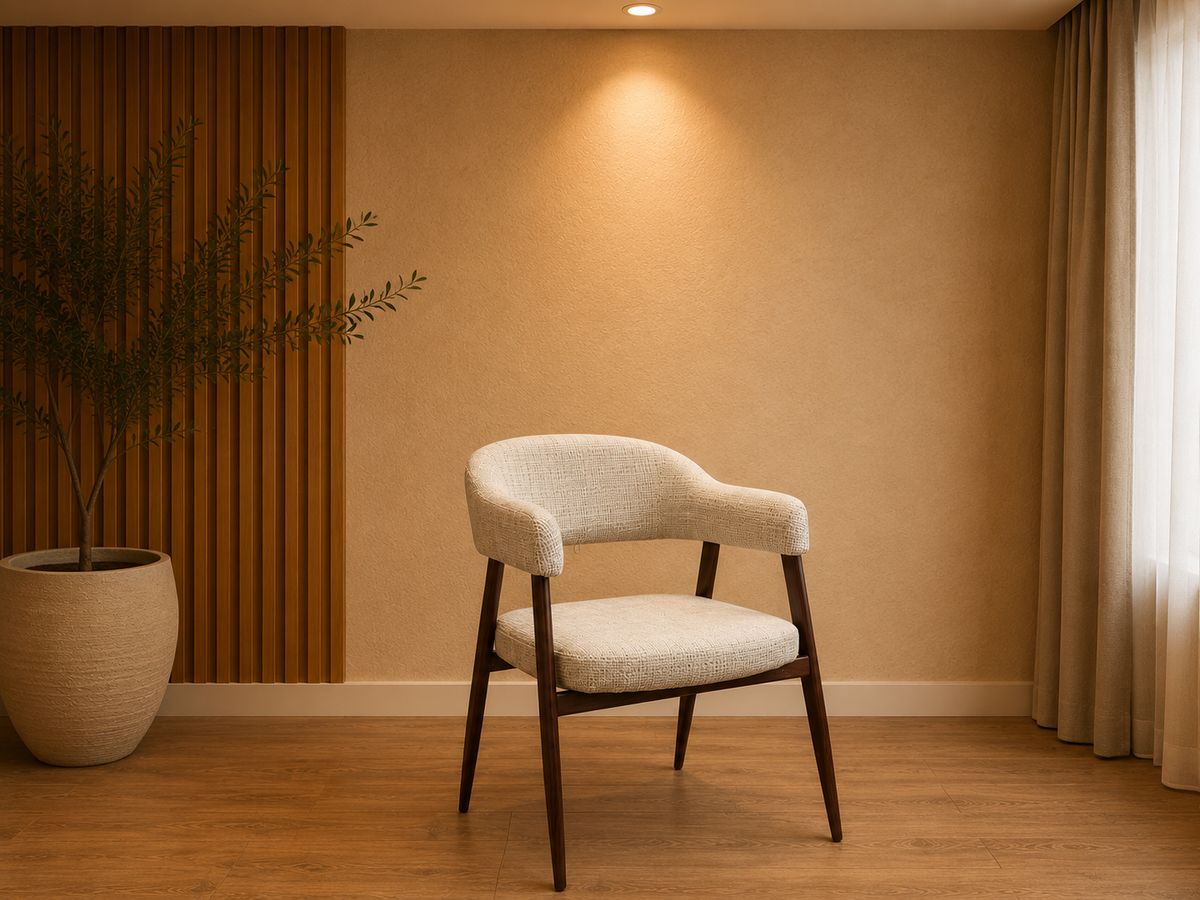 Chaise Lisa Marbella Pieds Noyer