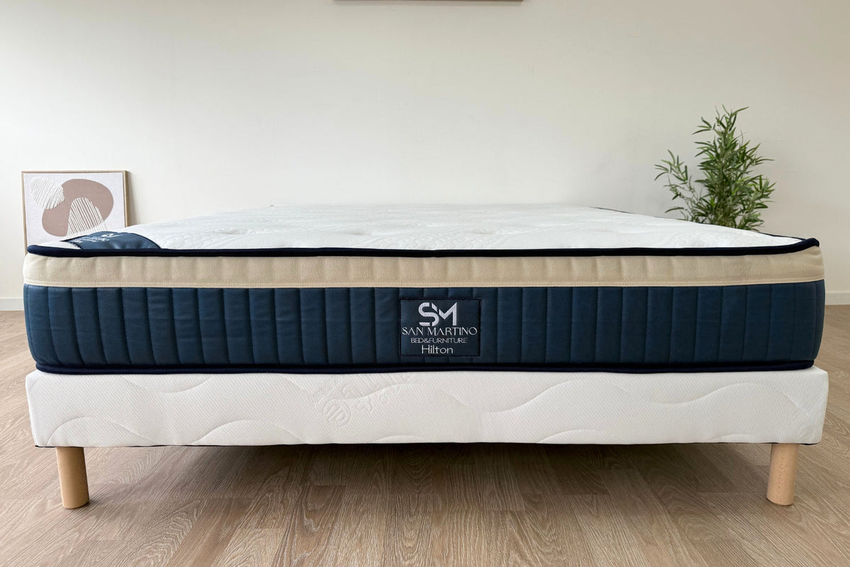 PACK COMPLET HUGO GRIS + Matelas 25cm