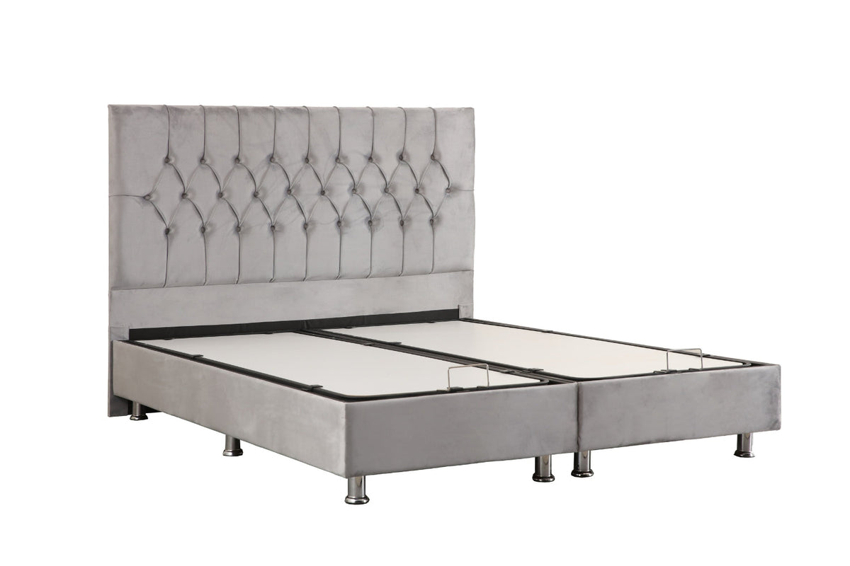 PACK COMPLET HUGO GRIS + Matelas 30cm