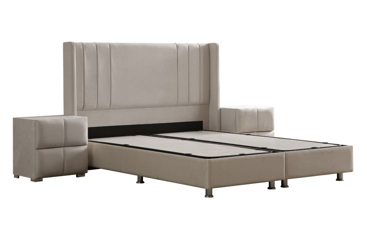 PACK COMPLET ALMA BLANC CASSE + Matelas 25cm