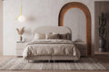 Lit Coffre EDA BLANC CASSE - Chenille